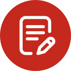 FAQ Section icon Icon Onboarding Terms Red@2X